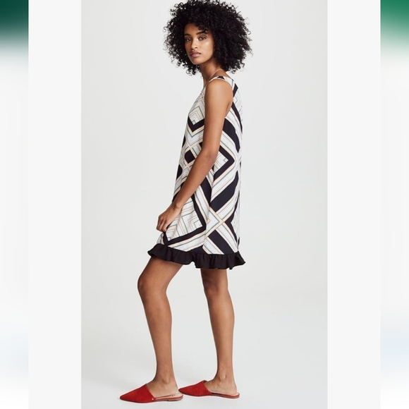 Cooper & Ella Womens Women's Multi Color Tribal Print Agnes Dress Size 3XL - Picture 3 of 10